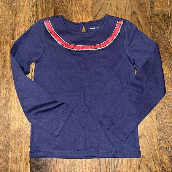 Size 5 Janie and Jack holiday shirt - Picture 1 of 6